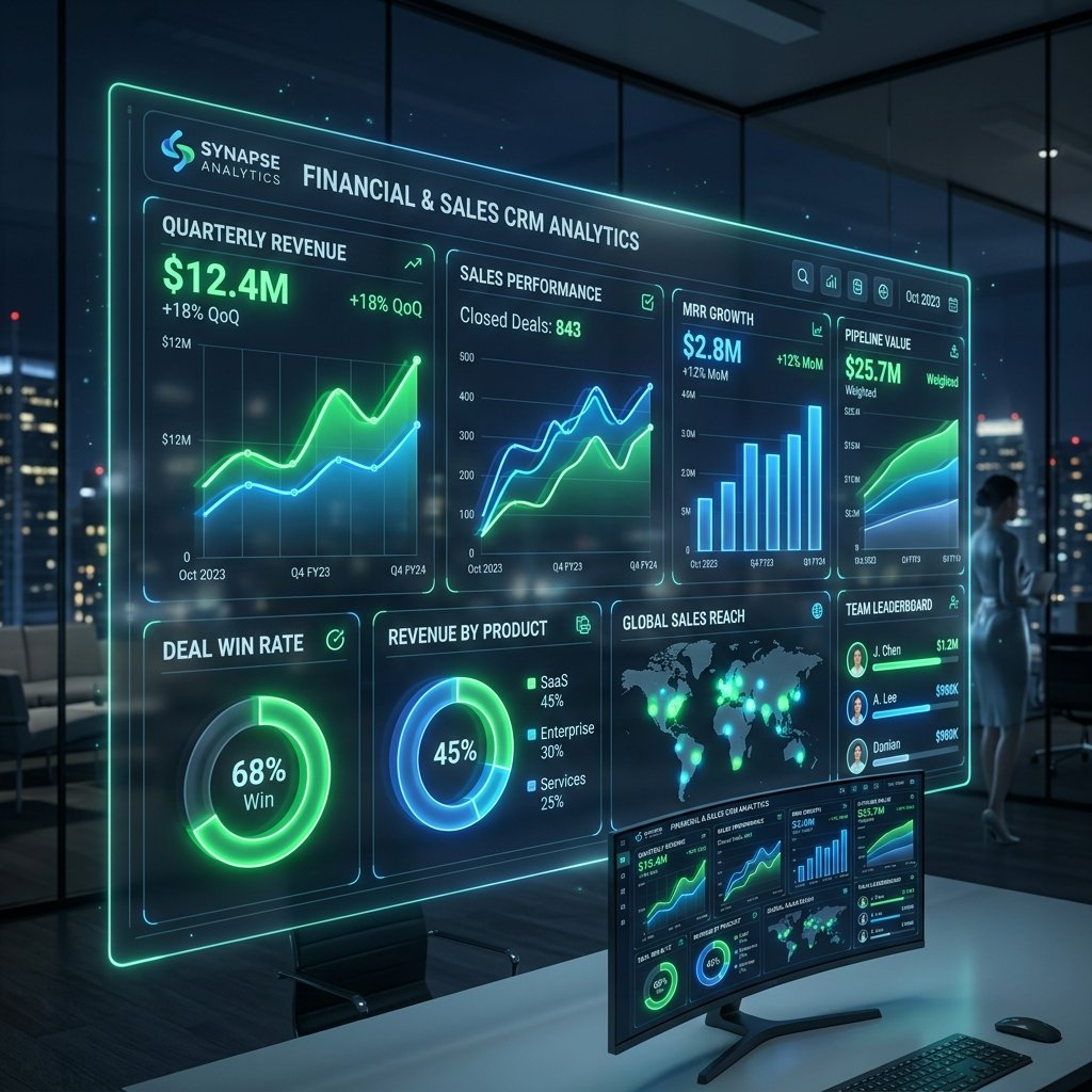 Bespoke CRM Hubs & Real-Time Dashboards